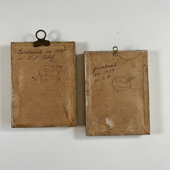 Vintage 1930s Flowercraft Milkweed Silhouette Mini Pictures - Picture 8 of 15